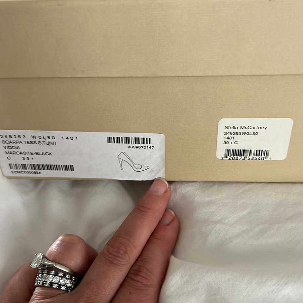 New Stella McCartney Python Paint Point Toe - Picture 5 of 6
